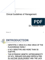 Hepatitis C Clinical Guidelines of Management: February 14 1