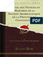 Recueil Des Notices Et Memoires de La Societe Archeologique de La 1200146698