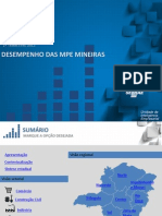Desempenho Das MPEs Mineiras - 2º Trimestre de 2013