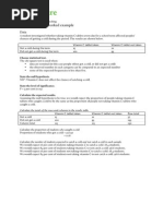 Chi-Squared Test Worked Example