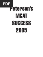 MCAT-Peterson's MCAT Success