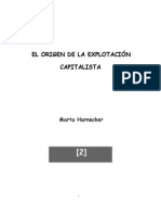 Harnecker, M. Origen Explotación Capitalista