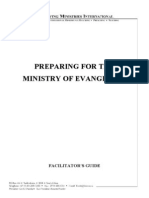 Preparing for the Ministry of Evangelism - Facilitators Guide
