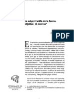 Alexander. Jeffrey. La Subjetivación de La Fuerza Objetiva, El Habitus