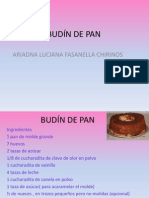 Budín de Pan