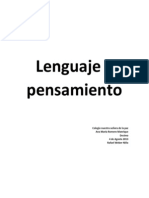 Lenguaje y Pensamiento