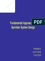 Fundamental Approach To Sprinkler System Design