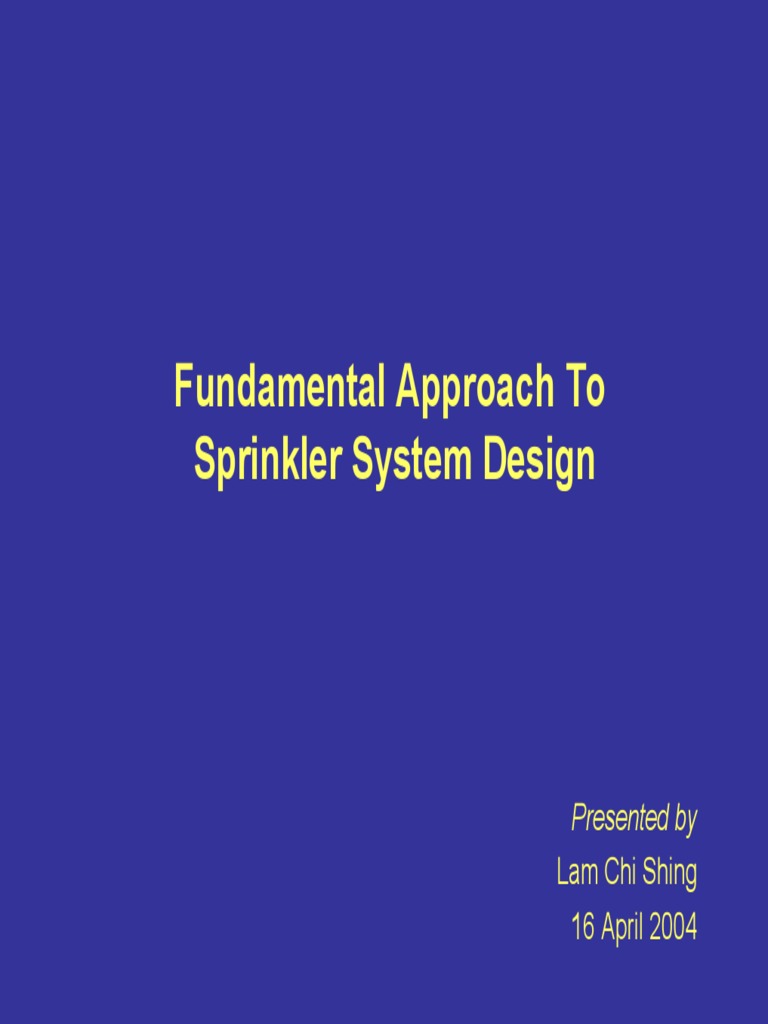 Sprinkler 001 Pdf Fire Sprinkler System Gas Technologies