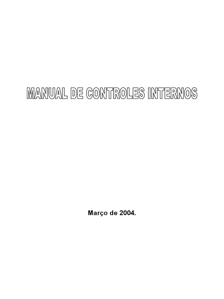 Manual de Controles Interno e Compliance PDF | PDF | Business | Science