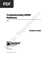 Troubleshooting Junos Platforms