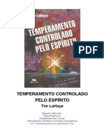 Temperamento Controlado Pelo Espírito - Tim LaHaye