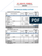 Sekata - Analisa Harga Satuan Pekerjaan