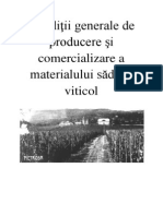 Conditii Generale de Producere Si Comercializare A Materialului Saditor Viticol