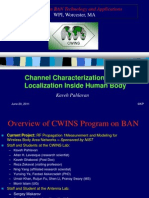 Channel Characterization For RF Localization Inside Human Body