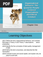 Organizational Behavior: The Quest For People-Centered Organizations and Ethical Conduct