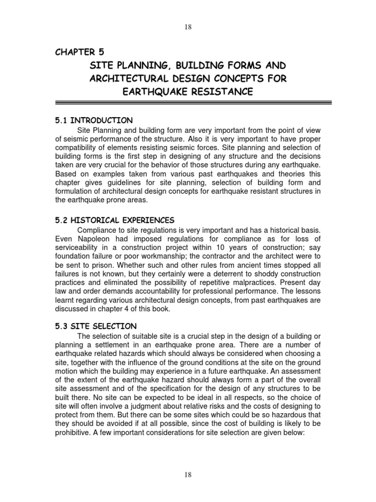 Site Planning, Building Forms and Architectural Design Concepts For ...