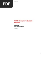 CRM Champions Guide To Adoption