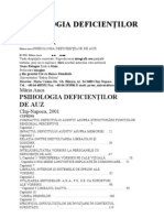 Maria Anca - Psihologia Deficientilor de Auz