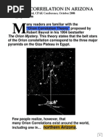 17149540 ORION a Star Correlation in Arizona by Gary a David CPAK Conference October 2008