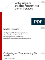 10 Configuring and Troubleshooting Network File and Print Services