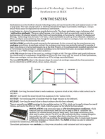 The Development of Technology Based Music 1 Synths MIDI