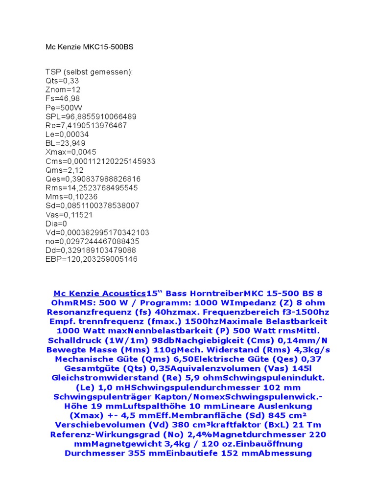 TSP McKenzie | PDF