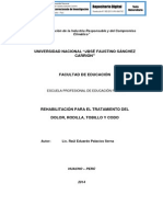 Rehabilitación para El Tratamiento Del Dolor, Rodilla, Tobillo y Codo