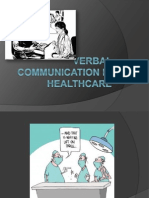 Verbal Communication in Healthcare