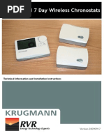 Krugmann KC7 Series Instructions 2009