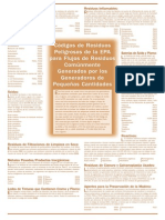 Codigos de Residuos Peligrosos Epa PDF
