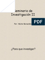 Introduccion Sem de Investigación II 2014