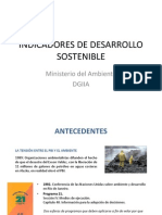 Indicadores de Desarrollo Sostenible 22-09-2011