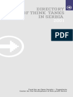 Directory Think-Tanks Serbia 2001