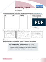 Vocabulary Extra: Upper Intermediate Unit 1, p9: Skills