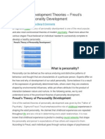 Personality Development Theories