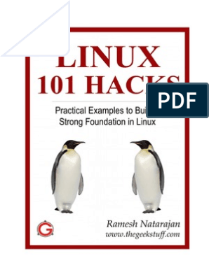 linux 101 hacks ebook by ramesh natarajan pdf