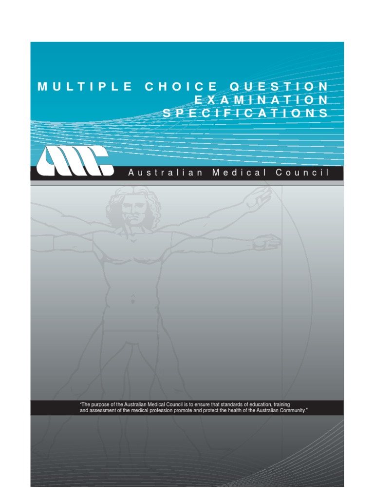 Australian Medical Council Exam PDF Multiple Choice Physical