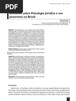 Reflexões sobre Psicologia Jurídica e seu panorama no Brasil