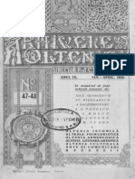 Arhivele Olteniei , 09, Nr. 47-48, Ianuarie - Aprilie 1930 Despre Analele Dobrogei