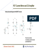 Lect 22 MOSFET Current Mirror and CS Amplifier