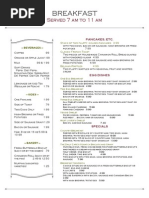 Dennys Menu | PDF | Pancake | Drink