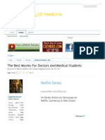 The Best Movies For Doctors And Medical Students | Fac Medicine - Faculty of Medicine - School of Medicine.pdf