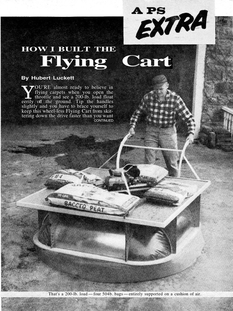 Flying Cart: How I Built The | PDF | Screw | Lift (Force)