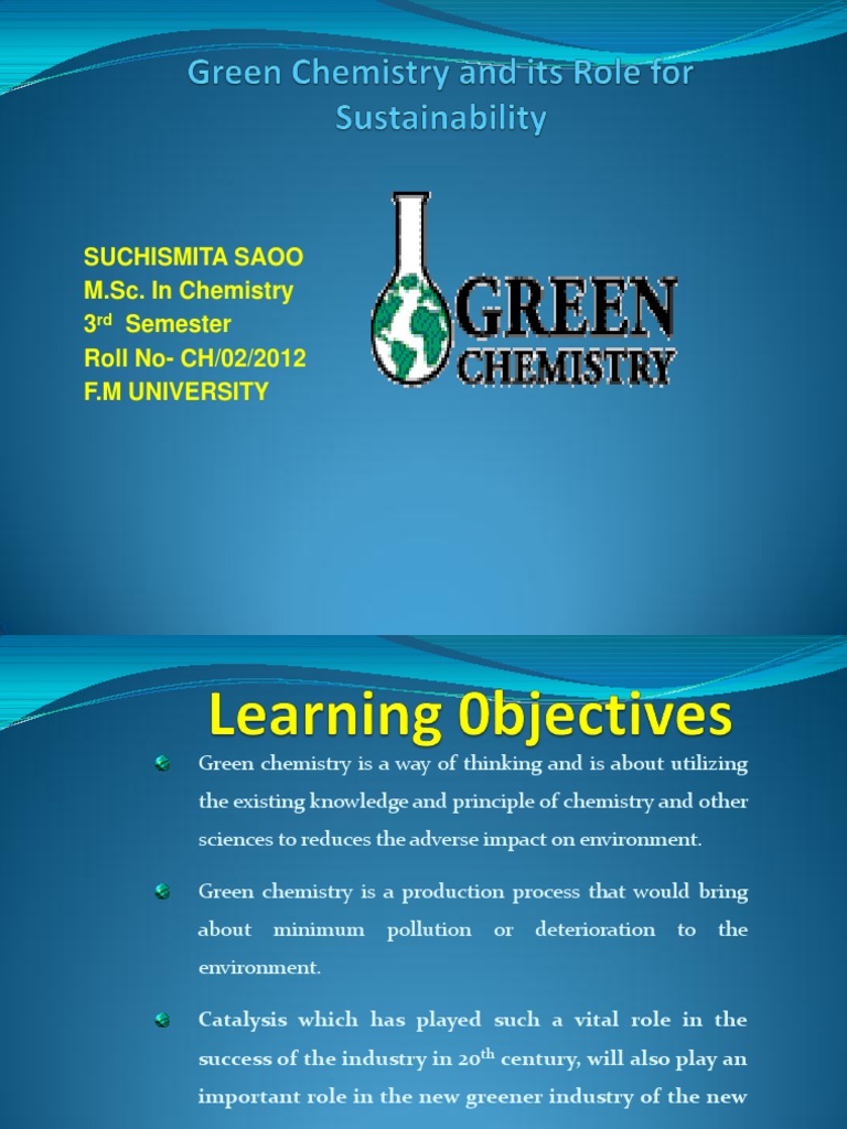green chemistry assignment pdf