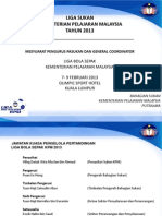 Maklumat Liga KPM 2013