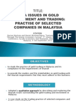 Analisis Artikel Pelaburan Emas Di Malaysia