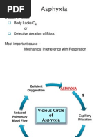 A State in Which Body Lacks O or Defective Aeration of Blood - Mechanical Interference With Respiration