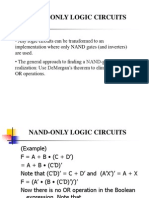 Nand-Only Logic Circuits
