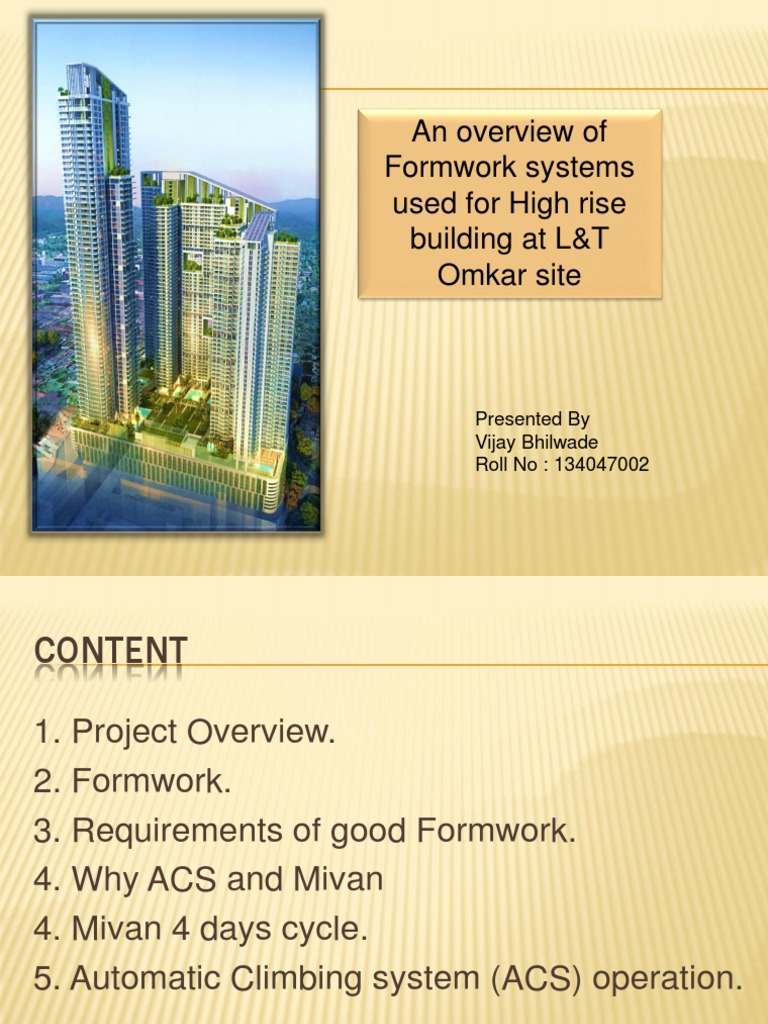 Formwork Systems for High-Rise Projects | PDF | Building | Structural ...