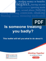 Is Someone Treating You Badly?